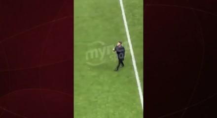 Maçın önüne geçti: Günay Güvenç'ten Okan Buruk'a 'kim takar seni' hareketi