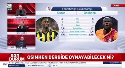 Victor Osimhen derbide oynayacak mı?