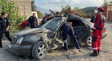 Park halindeki araca çarptı: Sürücü öldü