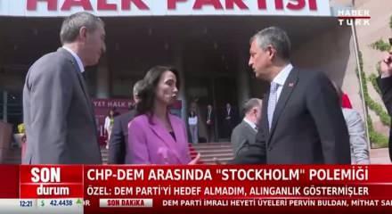 DEM Parti'den CHP'nin 'Stockholm' çıkışına cevap