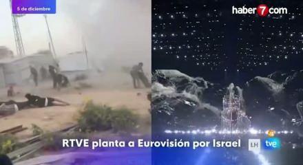 İspanya devlet televizyonu RTVE, İsrail'in katılımı nedeniyle Eurovision'dan çekildi