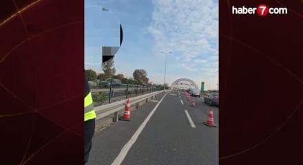 Avrasya Tüneli'nde motorcu ile görevli arasında tartışma