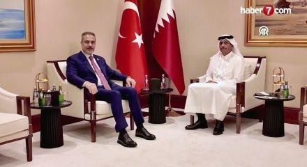 Bakan Hakan Fidan Katarlı mevkidaşı ile görüştü!