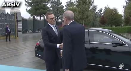 Cumhurbaşkanı Erdoğan  Finlandiya Cumhurbaşkanı Stubb ile görüştü