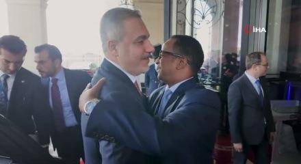 Dışişleri Bakanı Fidan, Somali Cumhurbaşkanı Mahmud ile görüştü