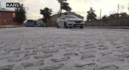 Doğu’da kar etkisini artırdı: Erzurum, Ardahan, Kars ve Ağrı beyaza büründü