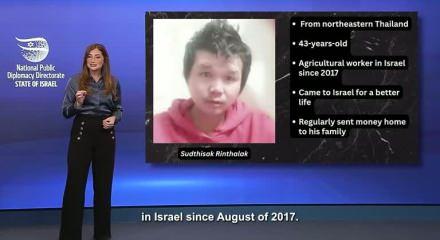 Hamas, Sudthisak Rinthalak'ın cesedini İsrail'e iade etti