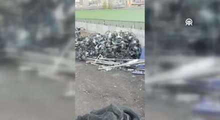 İSBİKE'nin bisikletleri kırılarak hurda haline getirildi