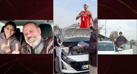 Milli voleybolcu Melissa Vargas direksiyon sınavına girdi!