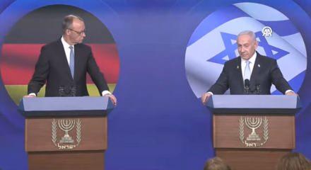 Netanyahu Almanya Başbakanı Merz'in yüzüne söyledi: Almanya'da olduğu gibi Gazze'de de olsun