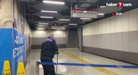 Sağanak yağış İBB’ye bağlı metroda su baskınına neden oldu