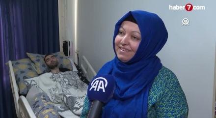 Trafik kazasında yatağa bağımlı hale gelen genç için tedavi umudu!