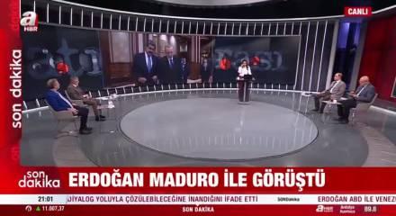 Cumhurbaşkanı Erdoğan Maduro ile görüştü