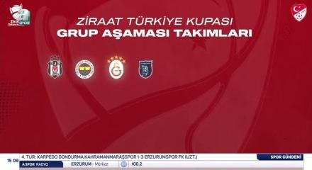 Ziraat Türkiye Kupası'nda derbi heyecanı! İşte gruplar