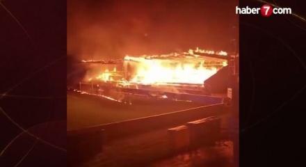 9 kez şampiyon olan takım küme düştü! 15 yaşındaki taraftarlar stadı cayır cayır yaktı!