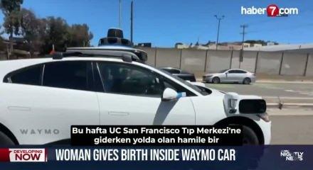 ABD’de bir kadın sürücüsüz takside doğum yaptı!