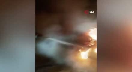 Adana'da otomobil patladı, feci şekilde can verdi