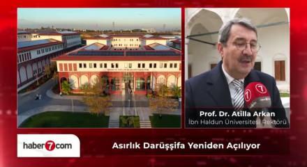 Asırlar sonra tekrar açılıyor! Süleymaniye Darüşşifası için önemli adım