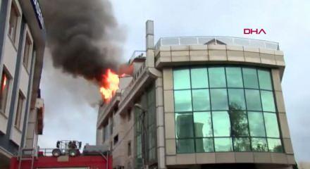 Ataşehir'de otel yangını