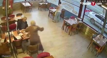 Aydınlı pidecinin müşterisini kalp masajıyla hayata bağladığı anlar kamerada