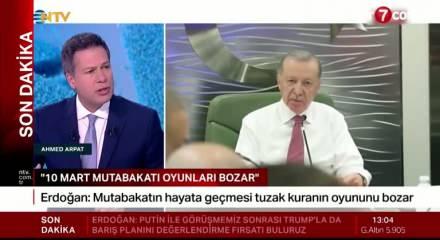 Cumhurbaşkanı Erdoğan: "Mutabakat oyunları bozar"