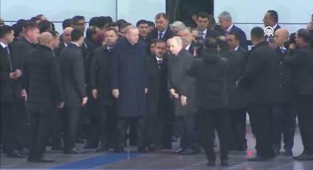 Cumhurbaşkanı Erdoğan Türkmenistan'da