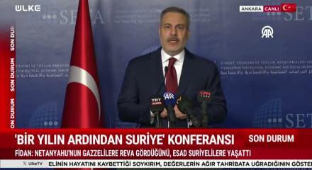  Dışişleri Bakanı Hakan Fidan "AB Suriye konusunda kavram karmaşası yaşadı" dedi...