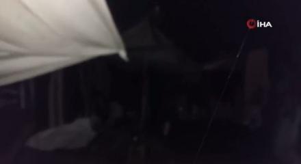 Gazze’de fırtına 12 can aldı çadırlar yerle bir oldu