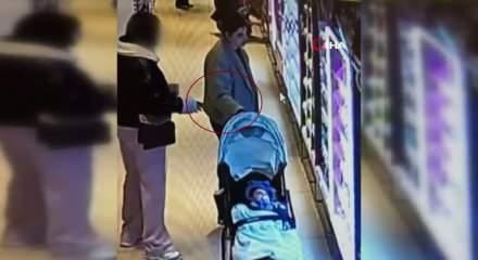 Kılıktıktan kılığa giren cep telefonu hırsızı kadın kamerada