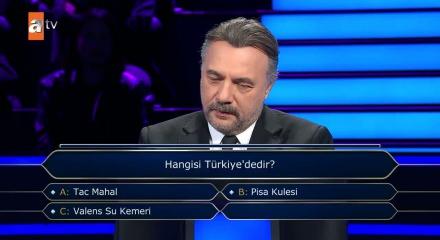 Milyoner'e damga vuran 'Türkiye' sorusu! Yarışmacı joker hakkını kullandı, sosyal medyada gündem oldu