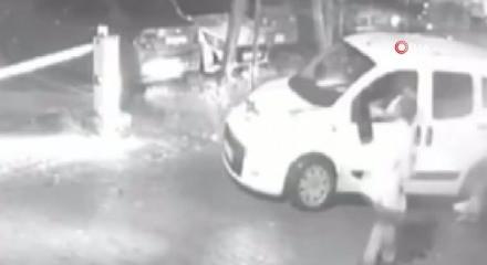 Acemi sürücü aynı araca defalarca çarpınca ortalık savaş alanına döndü