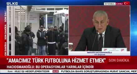 TFF başkanı Hacıosmanoğlu'nun "Benim Trump'ım Türkiye'de" sözleri dikkat çekti