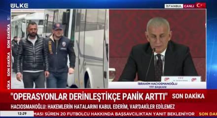 TFF başkanı Hacıosmanoğlu'nun "Benim Trump'ım Türkiye'de" sözleri dikkat çekti
