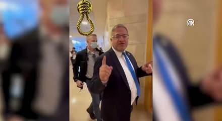 İsrail Meclisinde skandal görüntüler