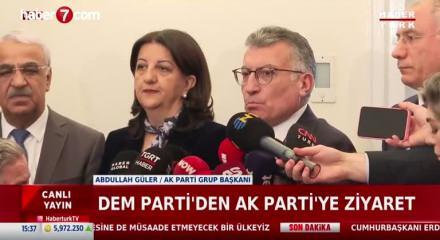 DEM Parti Heyetinden AK Parti'ye ziyaret