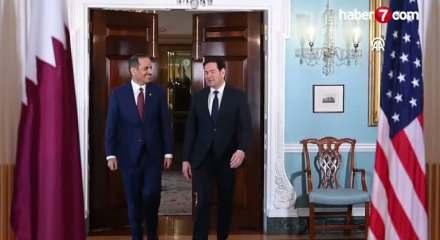 ABD Dışişleri Bakanı Rubio, Katarlı mevkidaşı Al Sani ile bir araya geldi
