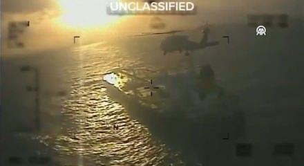 ABD Karayip Denizi'nde petrol tankerini &ccedil;aldı! 