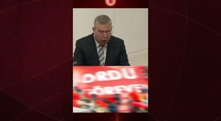 AK Parti Sinop milltevekili meclis kürsüsünden açtı ağzını yumdu gözünü