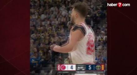 Alperen Şeng&uuml;n, 'triple'double' yaptığı ma&ccedil;ta Jokic'e takıldı