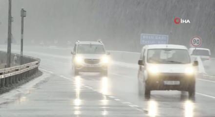 Bolu Dağı’na mevsimin ilk karı düştü: Ekipler teyakkuzda