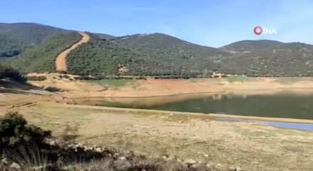 Edirne'de barajda su seviyesi &ouml;l&uuml; hacme d&uuml;şt&uuml;!