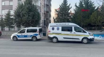 Konya'da eşini tabancayla bacağından vurdu