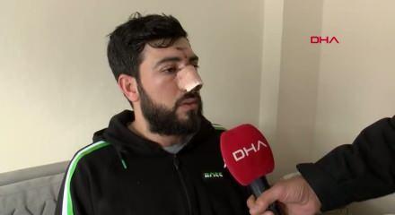 Ey&uuml;psultan'da İETT şof&ouml;r&uuml;n&uuml;n tartıştığı bisikletliye &ccedil;arpıp ka&ccedil;tığı anlar kamerada