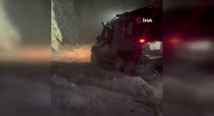 Karab&uuml;k'te kar kalınlığı 40 santimetreye ulaştı!