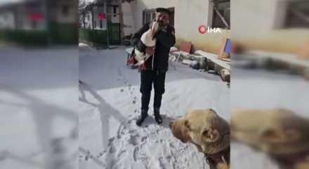 Kazından helallik istediği anlar sosyal medyada g&uuml;ndem oldu