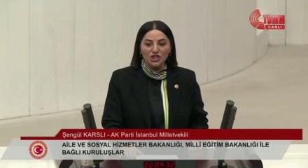Kürsüde “Erdoğan’ın bursuyla okudum” dedi, muhalefete yüklendi: Sizin bu milletin değerleriyle derdiniz ne?