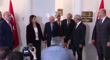 MHP lideri Devlet Bah&ccedil;eli DEM Parti'nin miting &ccedil;ağrısı i&ccedil;in "B&uuml;y&uuml;t&uuml;lecek husus değil" dedi