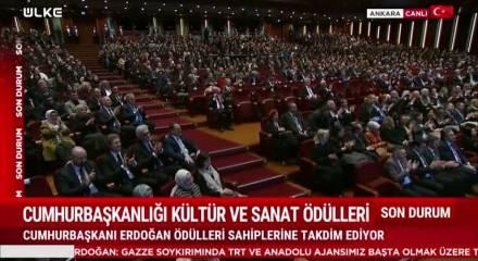 Cumhurbaşkanlığı K&uuml;lt&uuml;r ve Sanat fotoğraf &ouml;d&uuml;l&uuml; Gazzeli Ali Jadallah'a