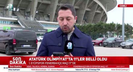Olimpiyat'ta ilk 11'ler belli oldu