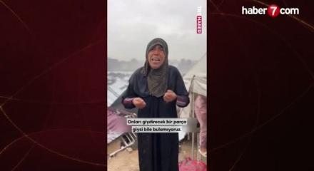 Gazzeli annenin feryadı y&uuml;rekleri dağladı